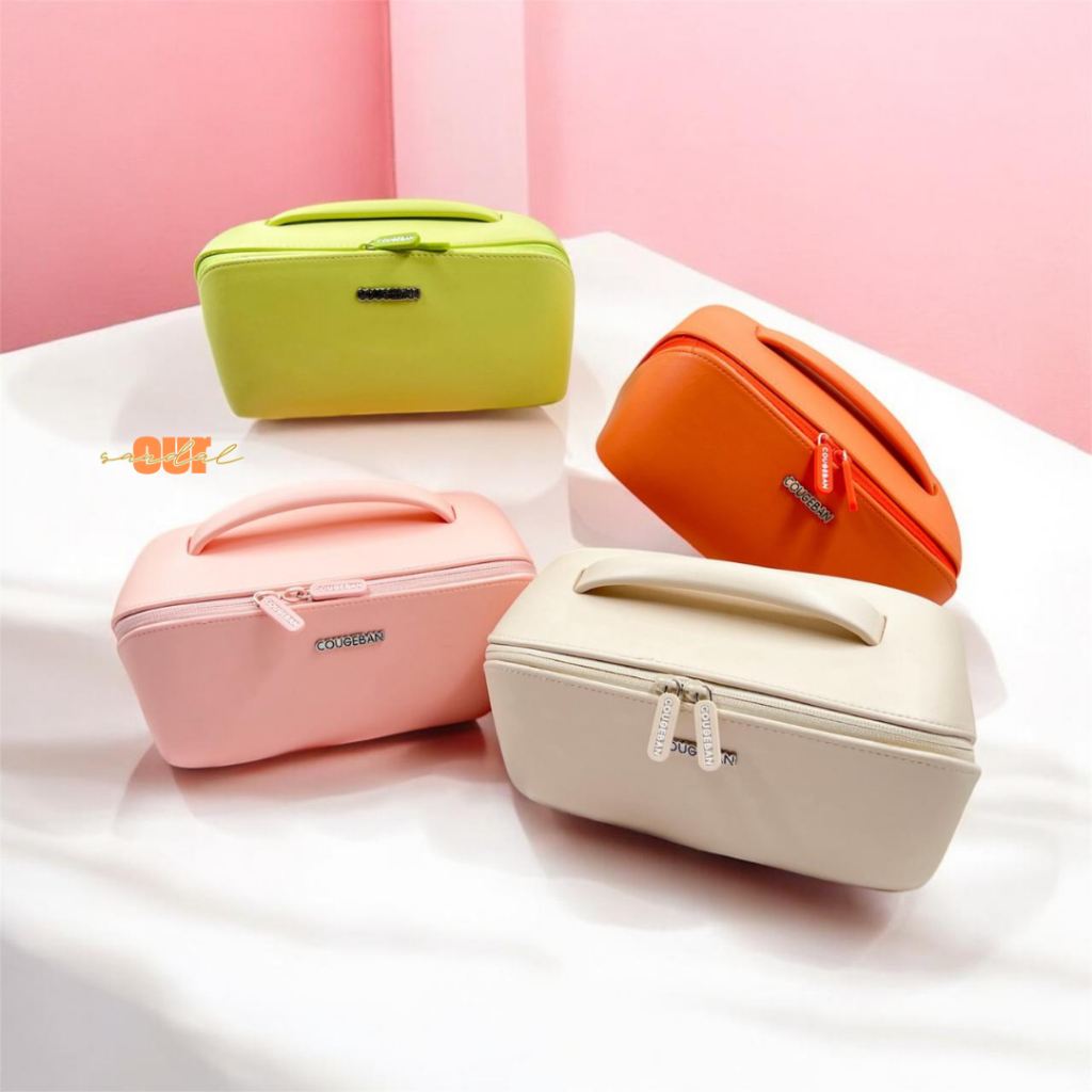 [READYSTOCK] COUGEBAN Tas Pouch Makeup Organizer Travel Multi Fungsi Kosmetik Cosmetic Bag EVA Water