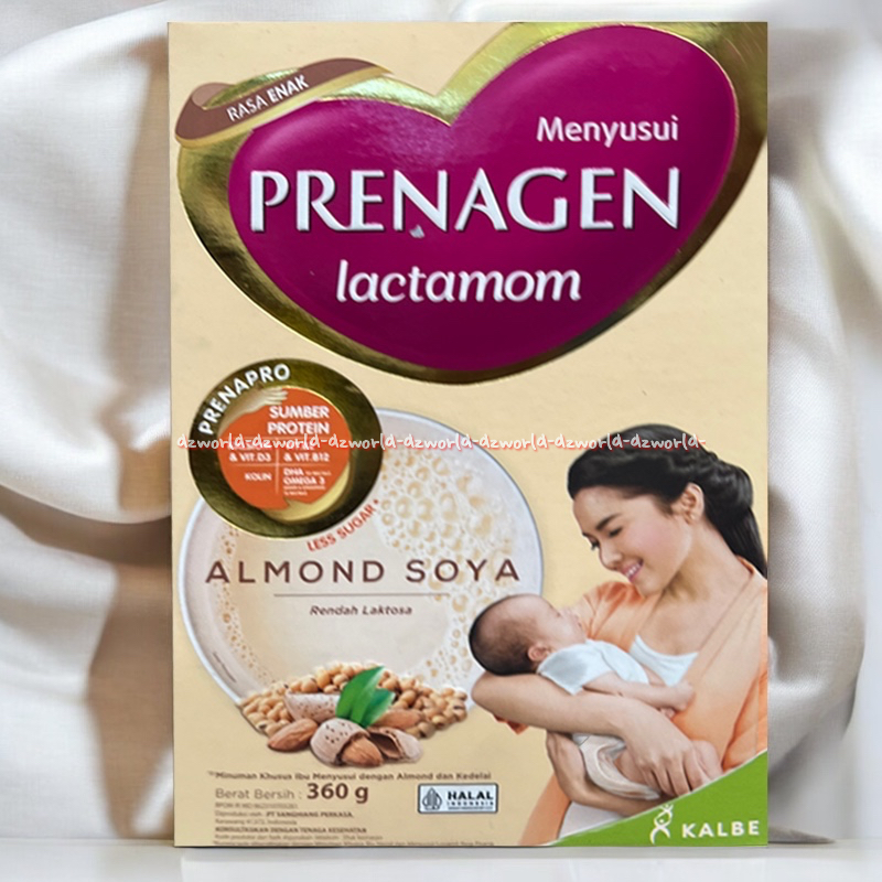 

Prenagen Lactamom 360gr Susu Ibu Menyusui Almond Soya Prenapro Rasa Kedelai Kacang Almon Lakta Mom