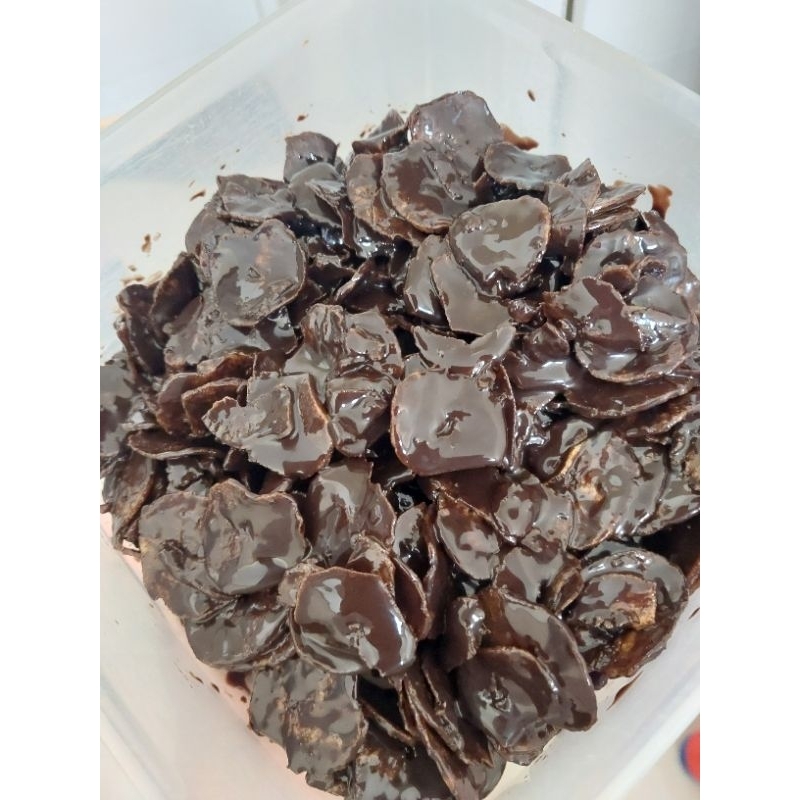 

Keripik pisang coklat LUMER