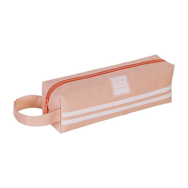 

Tas Alat Tulis Ritsleting Kain Oxford Sederhana / Tepak Pencil Case Kapasitas Besar Pouch Tempat Bolpen Pen Make Up