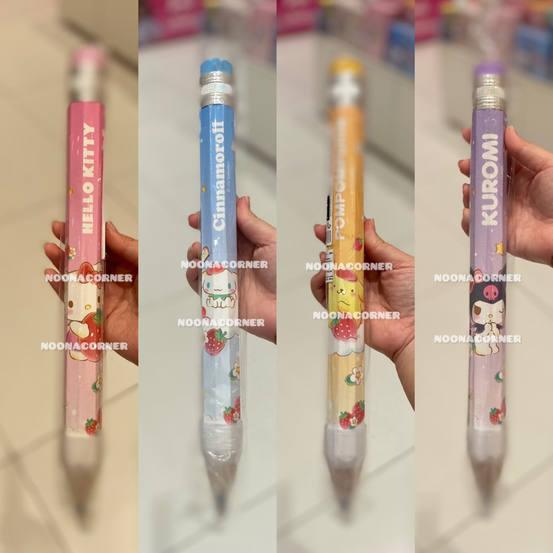 

Miniso x Sanrio ‼️ Pensil JUMBO Sanrio Characters (Kuromi / Cinnamoroll / Hello Kitty / Pompompurin)