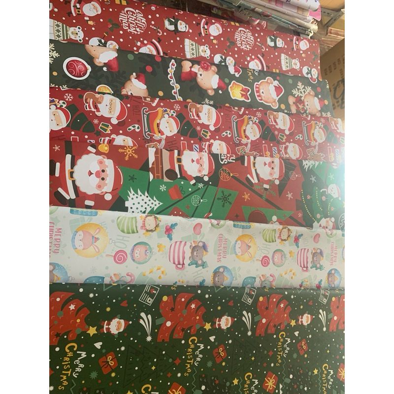 

Kertas kado natal SanWa