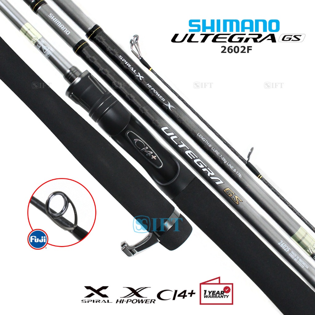 [NEW] Joran SHIMANO ULTEGRA GS [24] | Fuji SiC & Cl4+ | Kolam Galatama Series Resmi