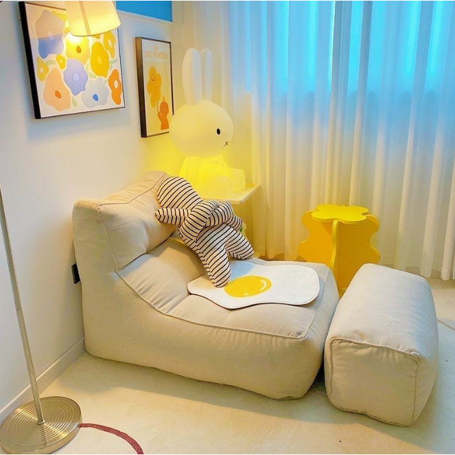 Sofa recliner 1 tempat duduk/sofa bed minimalis/kursi sofa tatami/sofa malas/sofa ruang tamu/sofa be