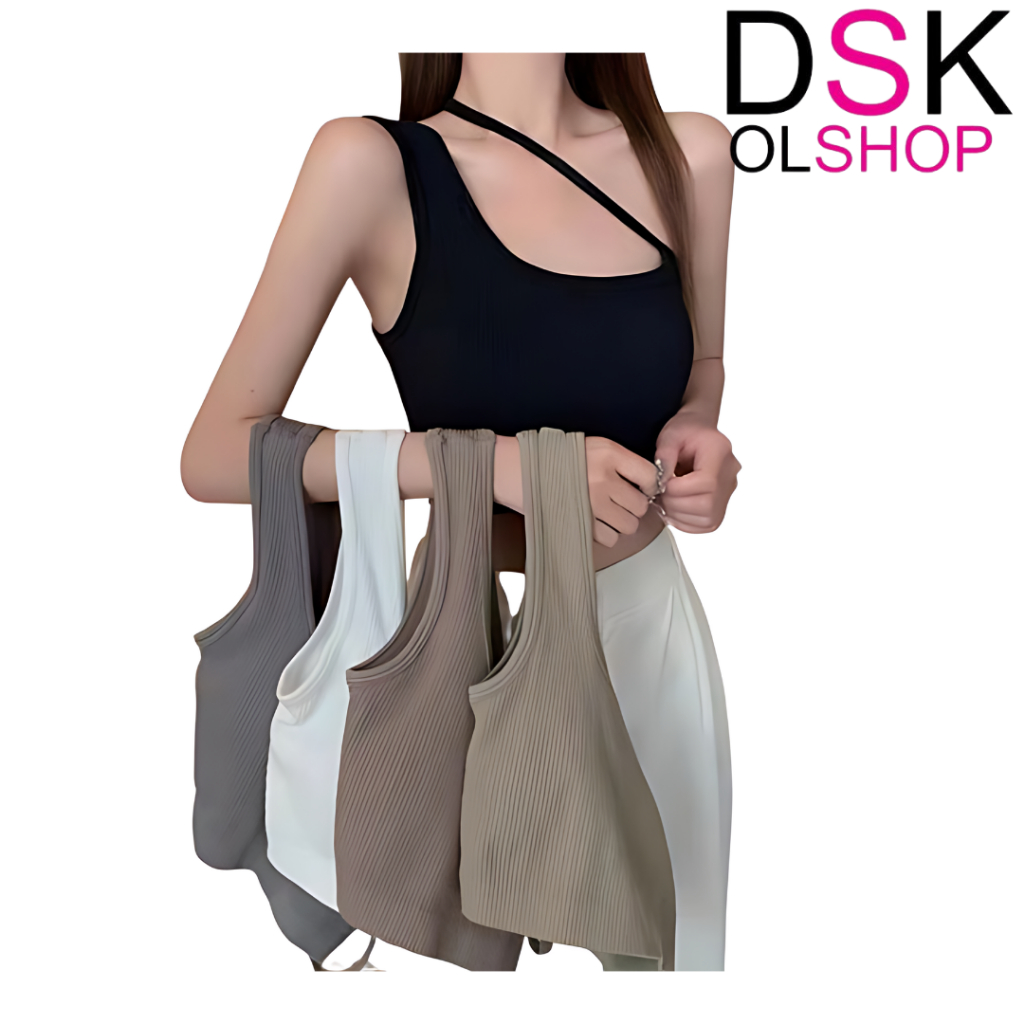 DSKMALL bh tanktop crop top cup tali samping pakaian dalam wanita cewek korea  br BT593