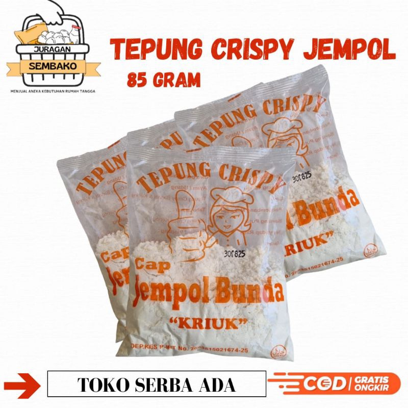 

Tepung Crispy Cap Jempol Bunda 85gram Tepung Ayam Tempe