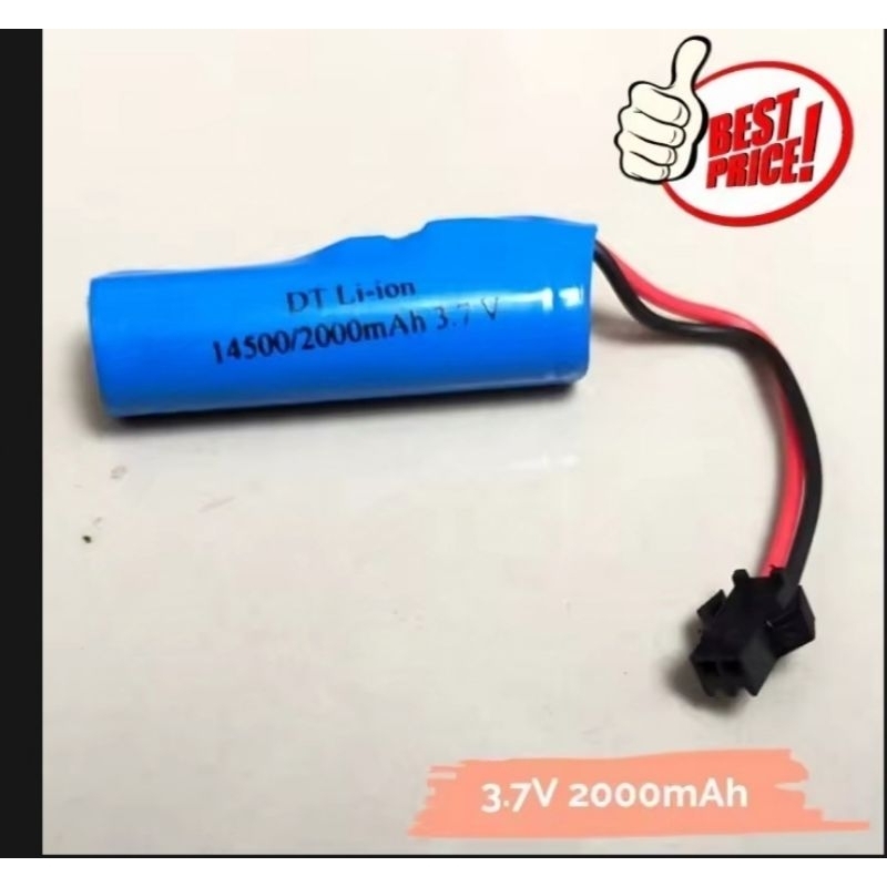 batrai cas mobil remot pakai kabel 800 mah 3.7 volt soket
