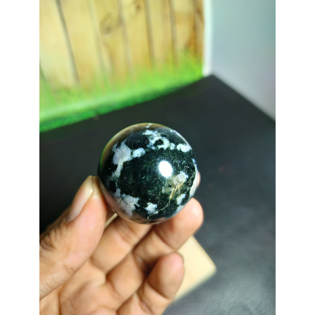 Natural Indigo Gabbro Sphere (11)