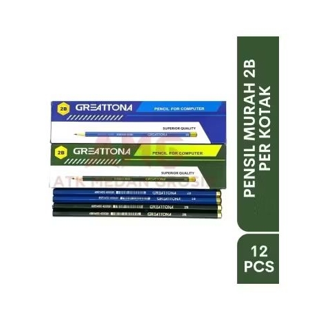 

PENSIL KAYU MURAH 1 BOX ISI 12PCS