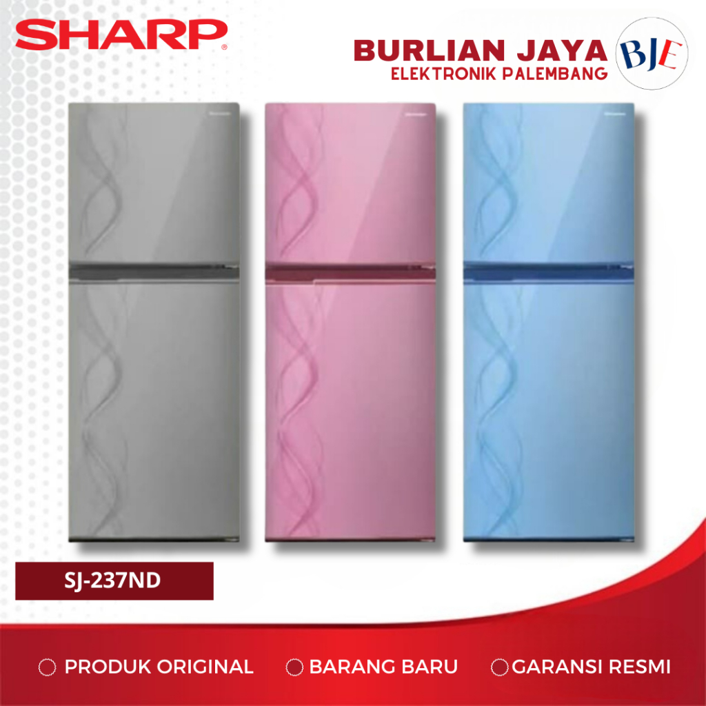 KULKAS 2 PINTU SHARP SJ-237ND KULKAS 2 PINTU PALEMBANG