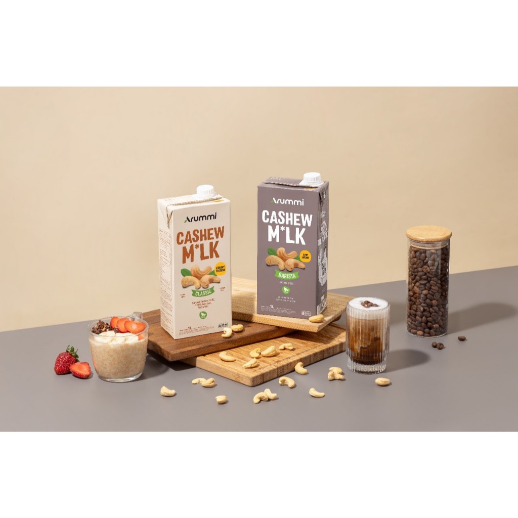 

RB 1Liter Arummi Cashew Milk Classic dan Barista Exp Agustus 2025