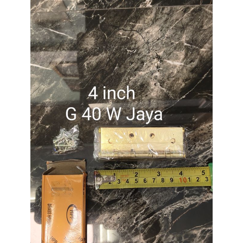 Engsel Hpp 4 inch / Putih / Kuning