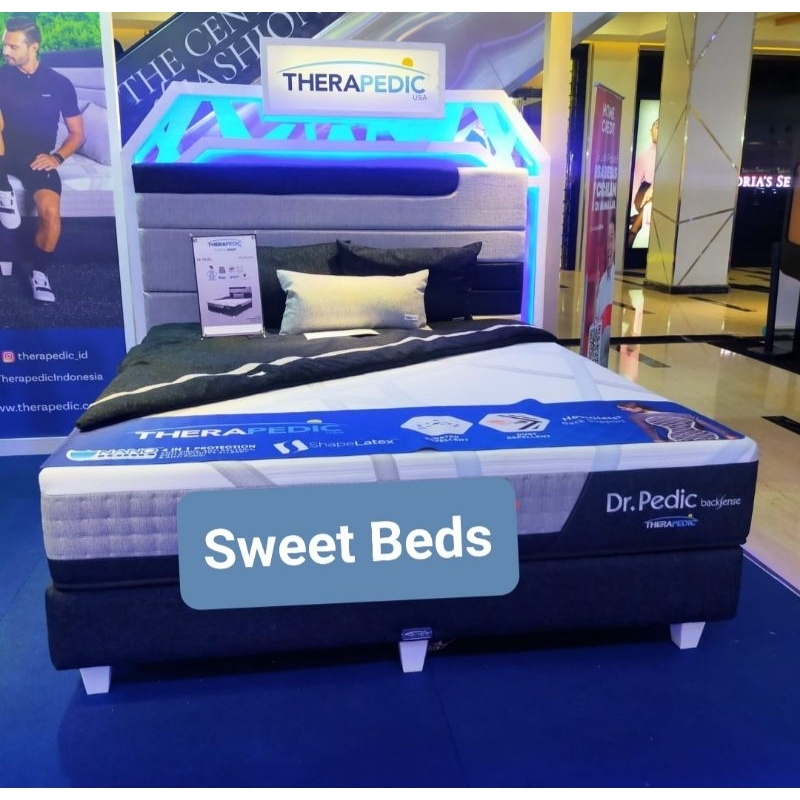 springbed therapedic dr pedic backsense orthopedic