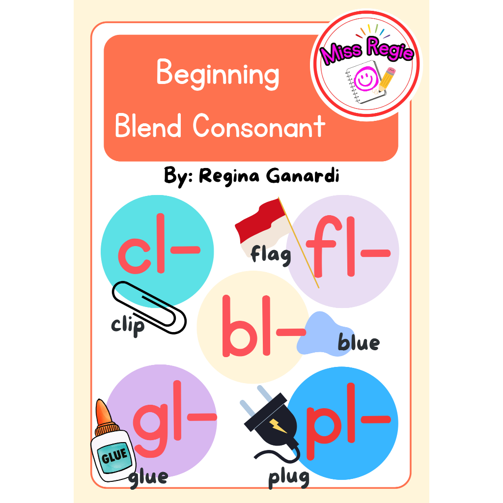 

Worksheet Beginning Blend Consonant "cl-,pl-,fl-, bl-,gl-".