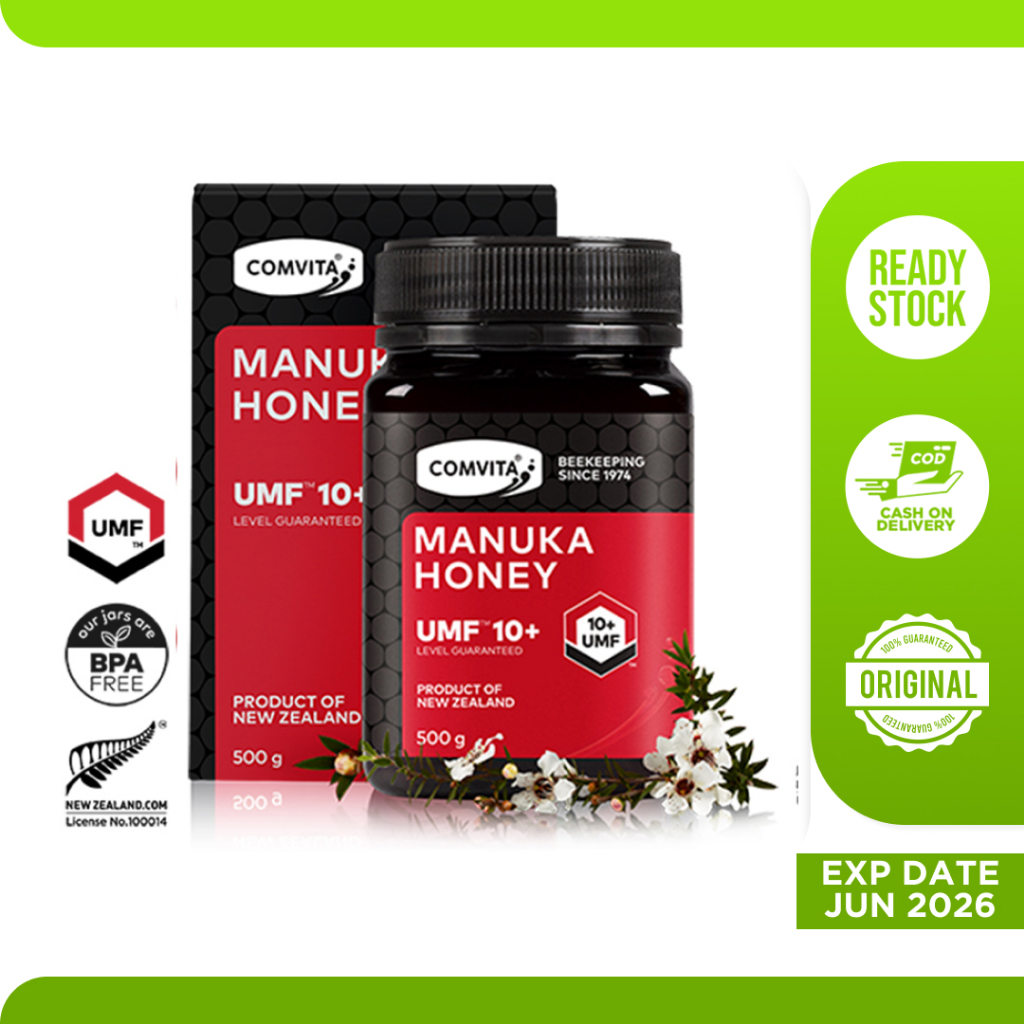 

Madu Honey Manuka UMF 10+ MGO 263+ Comvita 500g - Kesehatan Imun Pengobatan Herbal Flu Gerd Lambung Bapil