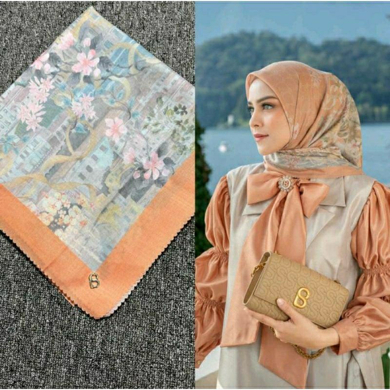 Hijab motif buttonscarves como kw terbaru