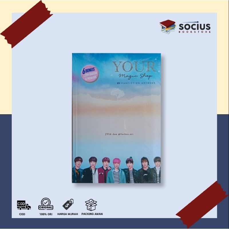 BUKU FANFICTION [ ORIGINAL ] YOUR MAGIC SHOP BTS FANFICTION ARTBOOK