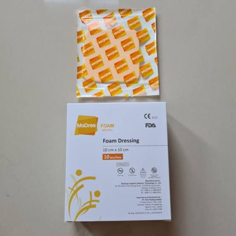 MODRES FOAM DRESSING WITH PU 10x10 dan 10x20
