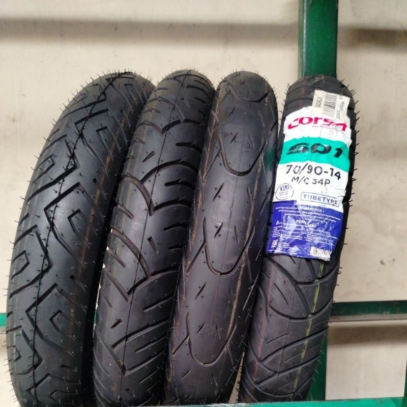 Ban motor matic corsa BARU SNI 70/90-14 tubles atau tidak tubles