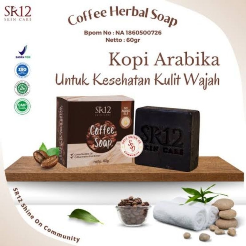 COFFEE SOAP SR12 HERBAL SKINCARE SABUN FLEK HITAM