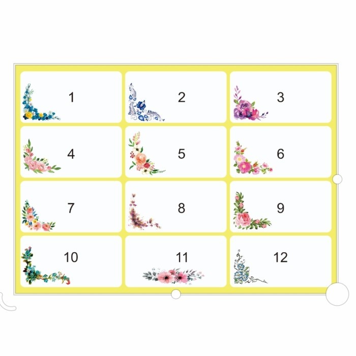 

LABEL KEMBANG ISI 10