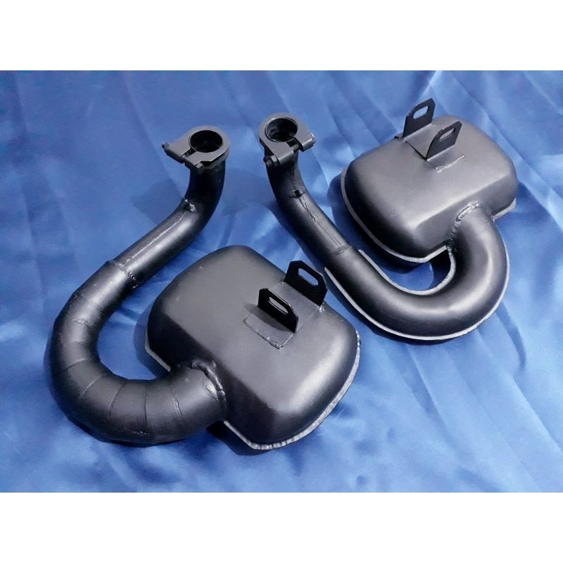 knalpot vespa bigbox grade A+ suara halus bahan tebal