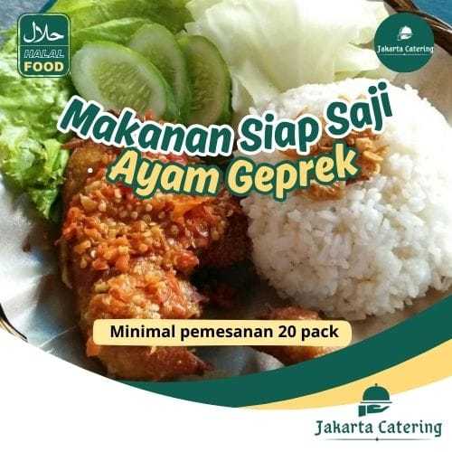 

Paket Nasi Kotak Ayam Gepuk Paling Murah Makanan Siap Saji Favorit Semua Acara Halal/Lezat