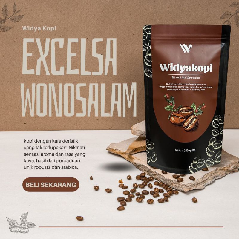 

Kopi Wonosalam Excelsa - Kopi Bubuk - Kopi Asli Wonosalam - PREMIUM TERMURAH