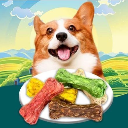 MUNCHY BONE - Makanan Anjing Camilan Anjing Mainan Anjing Tulang Tulangan Gigitan Anjing Dog Toy Mun