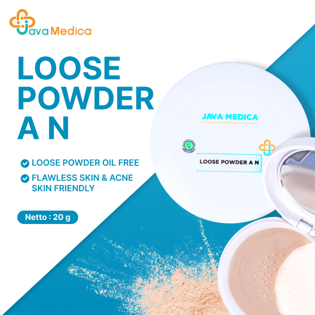 Loose Powder A N Java Medica / Bedak Tabur untuk Kulit Berjerawat