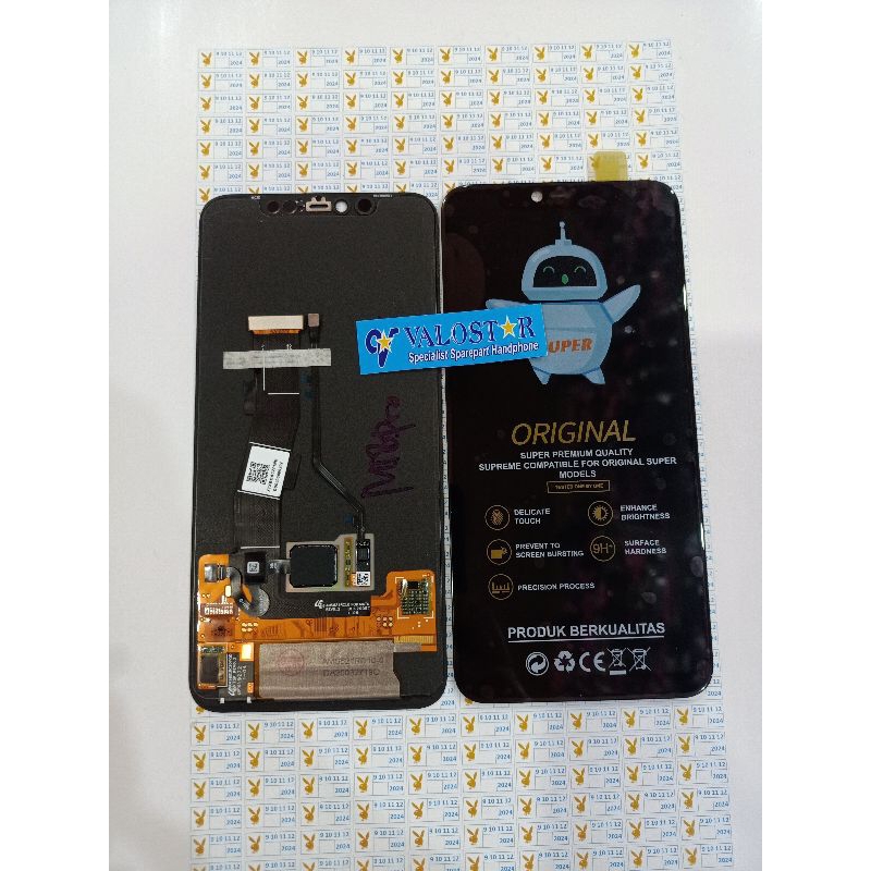 READY STOK LCD TOUCHSCREEN XIAOMI MI 8 PRO ORINEW FINGER ON