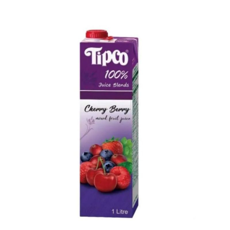 

tipco 100% cherry berry grape juice 1lt