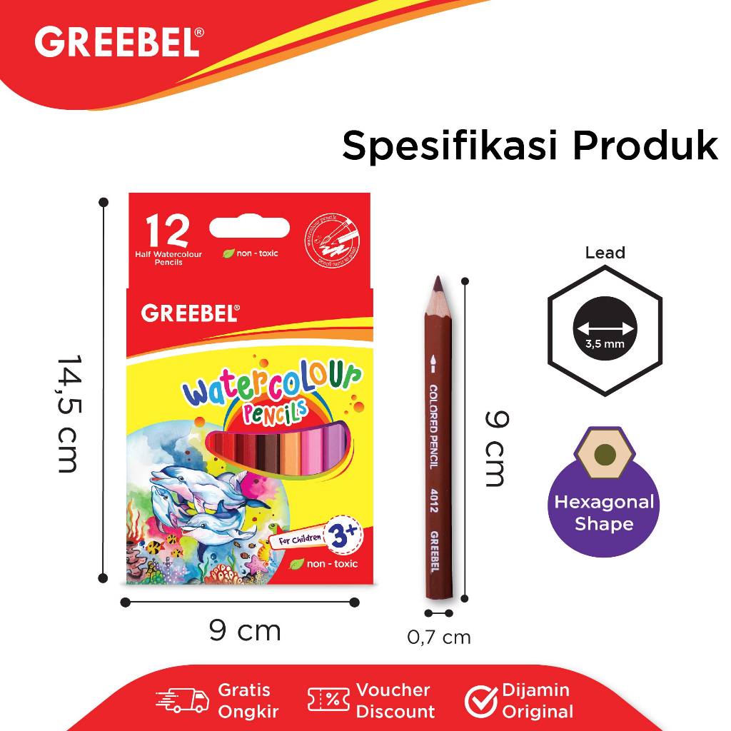

GREEBEL 4012 HALF WATER COLOR PENCIL