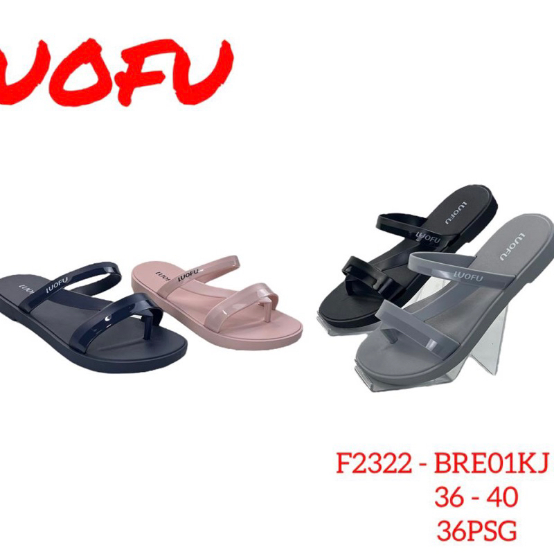 LUOFU sandal jepit let sandal jepit luofu wanita sendal jepit teplek (F2322)