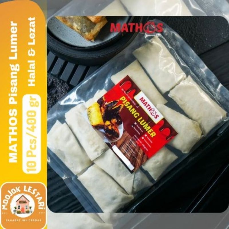 

MATHOS Pisang Coklat Keju Lumer Isi 10 Halal 400 Gr Enak Ekonomis Sehat