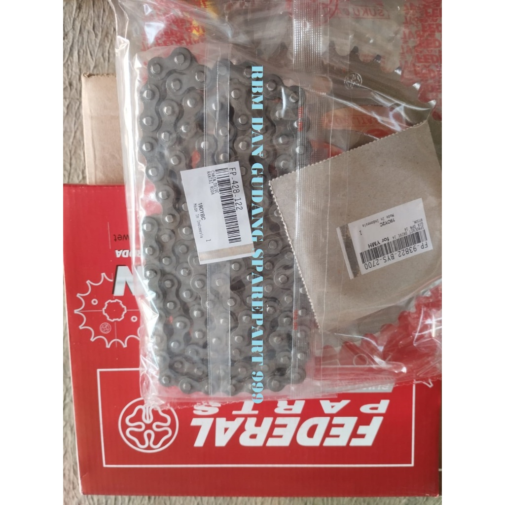 GEAR SET GIR SET YAMAHA VIXION NEW ORIGINAL FEDERAL NVA