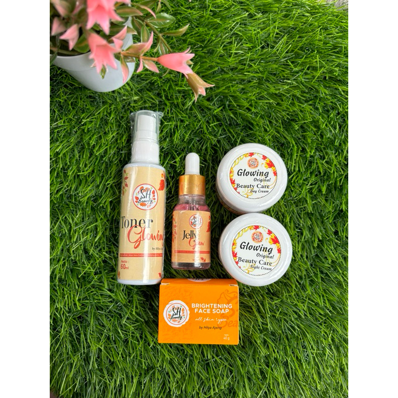 1 paket skincare glowing hilya ajeng
