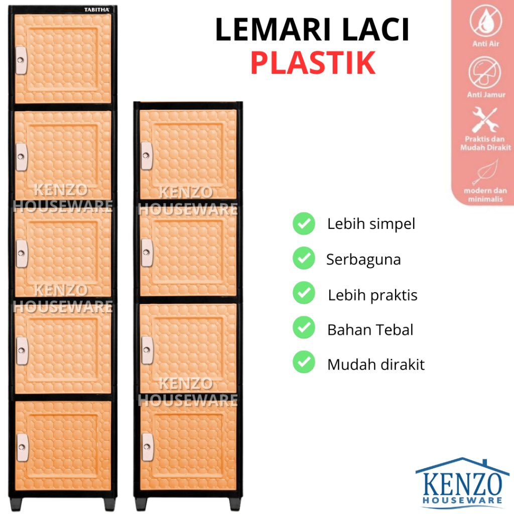 Harga Miring Loki Susun 4 Lemari Laci Loker Plastik Baju 4 Susun Tabitha Serbaguna Minimalis