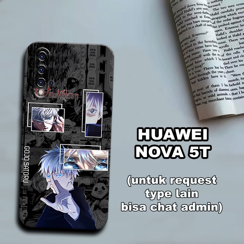 CC7/ Softcase karet lentur untuk huawei nova 5t /Motif karakter anime jujutsu kaisen/case huawei nov