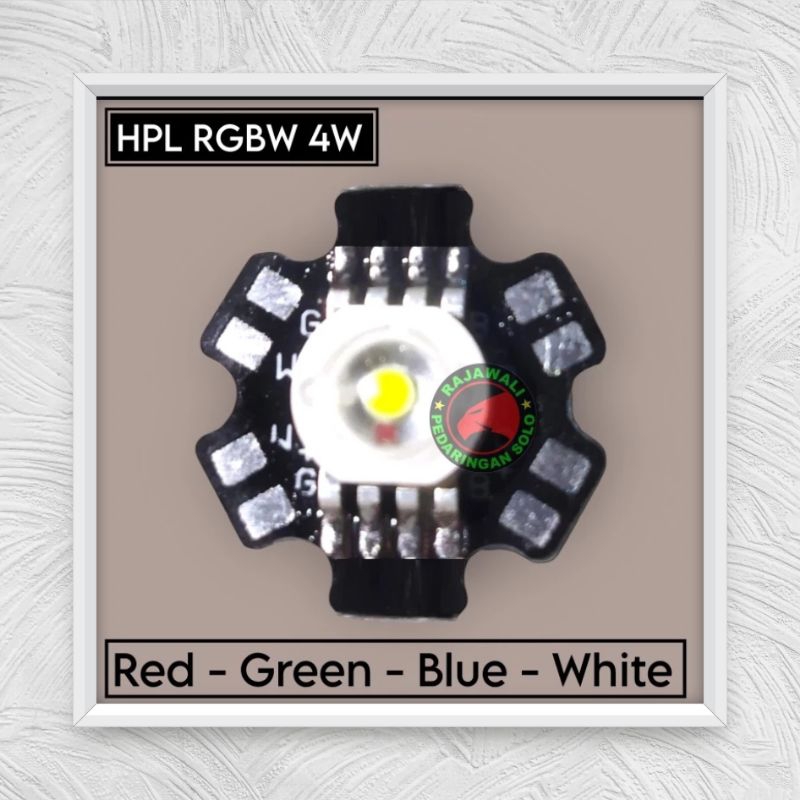 LED HPL 4W RGBW LED HPL 4 WARNA RED GREEN BLUE WHITE