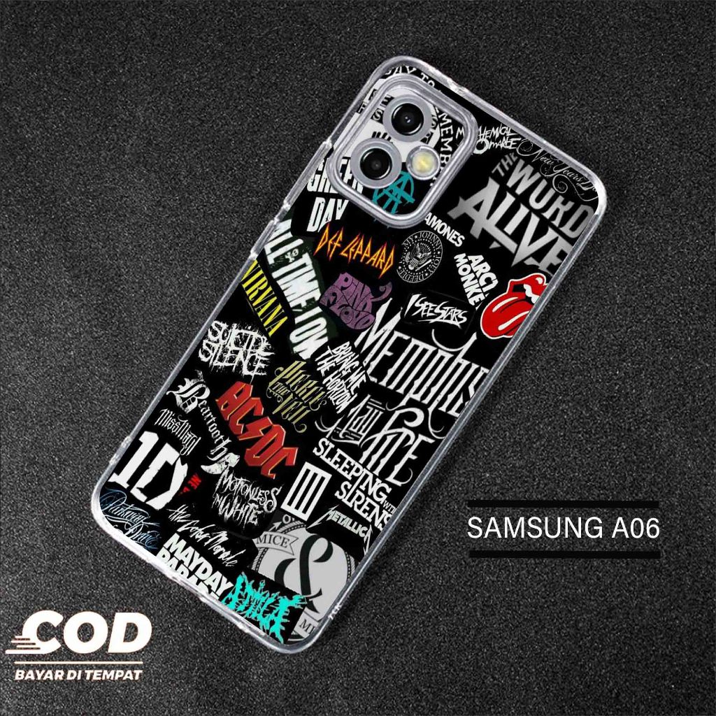 Case Samsung A06 Terbaru - Casing Samsung a06 - Softcase karet motif gambar ( STCKERS ) - Kesing Hp 