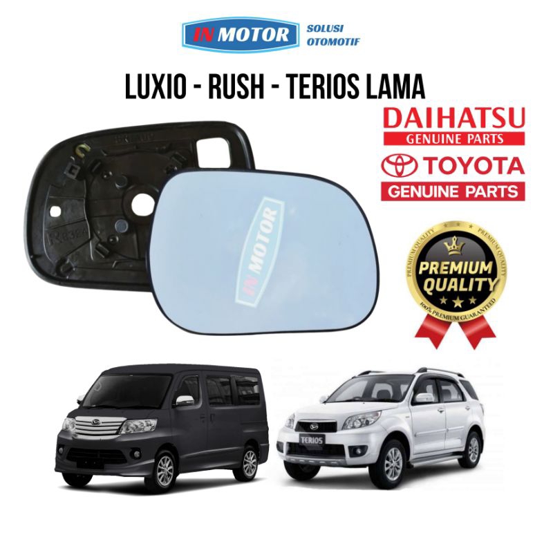 Kaca spion  RUSH - TERIOS - LUXIO LAMA ORIGINAL 2008, 2009, 2010, 2011, 2012 ,2013, 2014 ke bawah ka