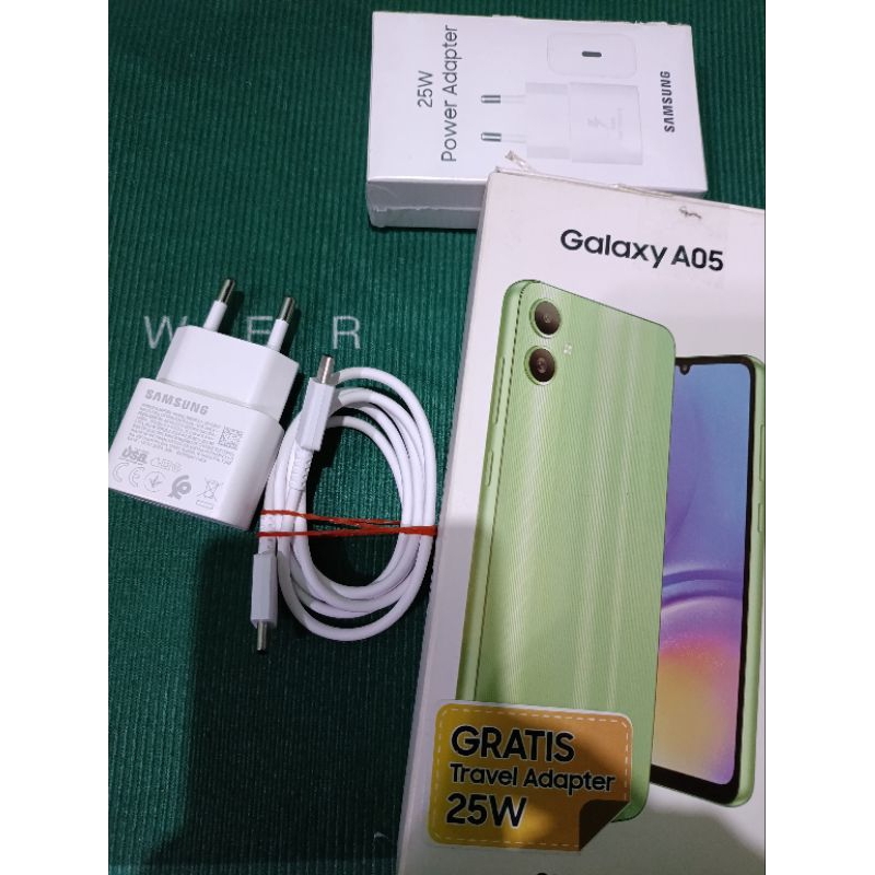 CHARGER SAMSUNG A05 25WATT ASLI BAWAAN ORIGINAL