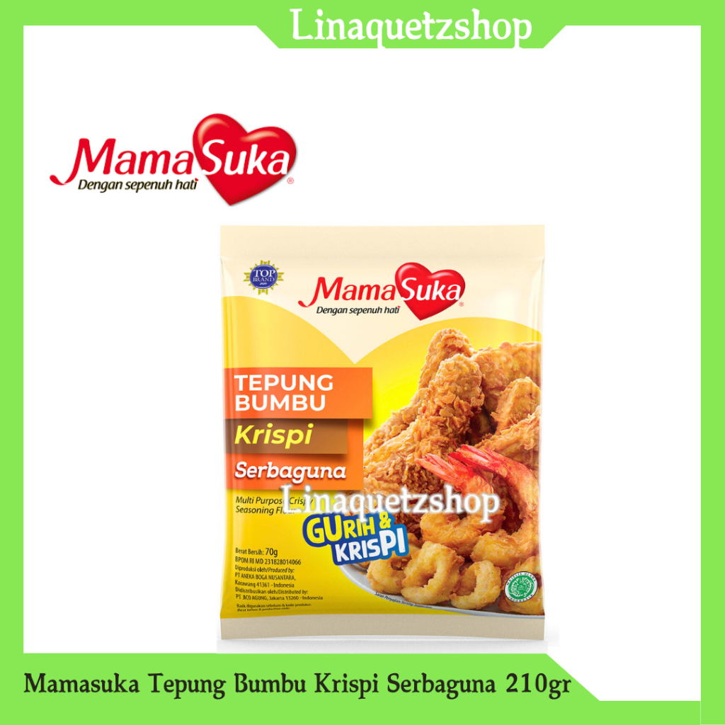 

MAMASUKA Tepung Bumbu Krispi Serbaguna 210gr