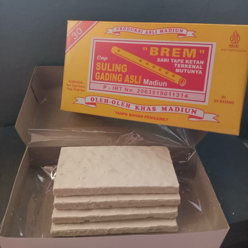 

Ukf5Pc6F4H (Kuliner.Kita) Paket Usaha Brem Suling Gading Jumbo 10Pcs Isi 4 Biji Oleh Oleh Khas