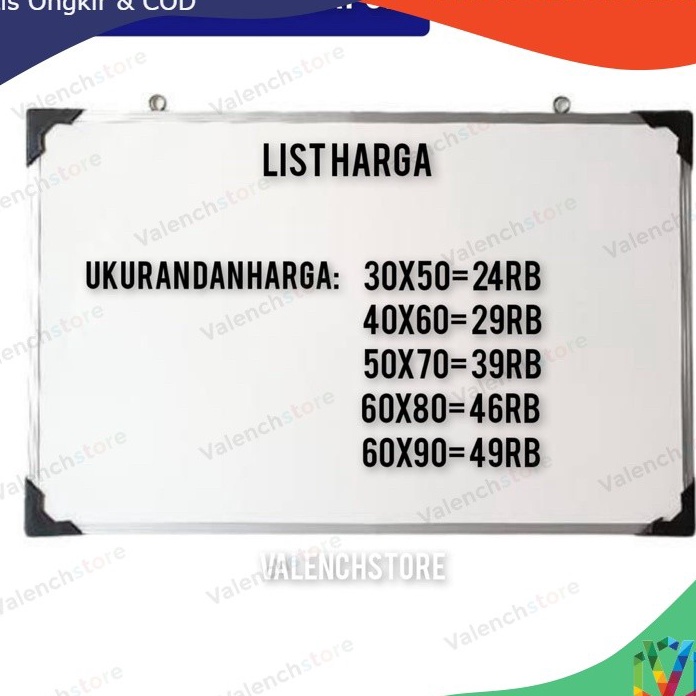 

KP8 Papan Tulis 6X9cm 2IN1 bisa dipakai Spidol dan Kapur Whiteboard Blackboard Ukuran 6X9