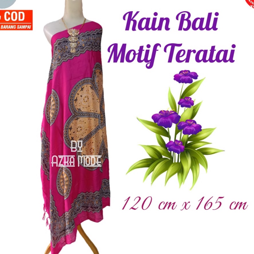 KP8 kain pantai motif mandala teratai  sarung pantai bali  kain pantai bali  sarung bali  selendang 