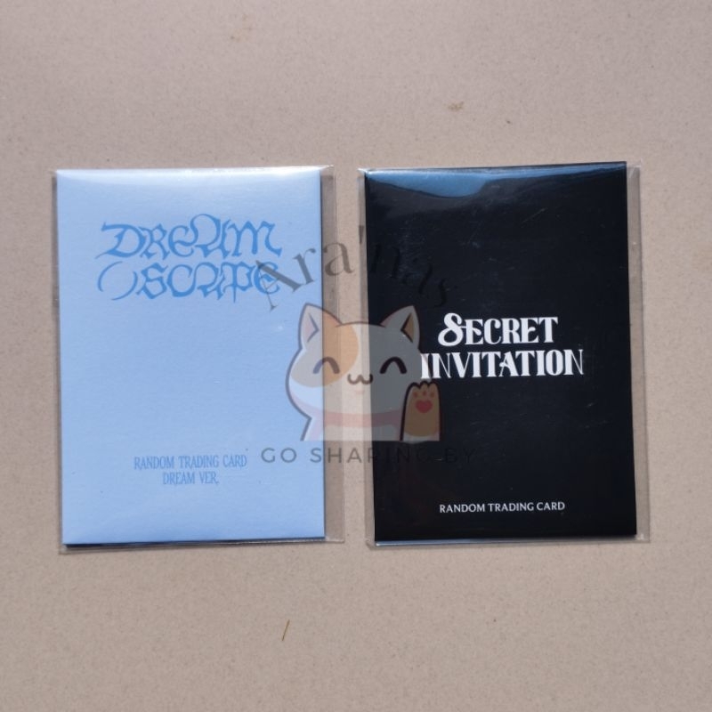 [READY SIAP KIRIM] SEALED MD TRADING CARD NCT DREAM DREAM()SCAPE NCT 127 8ecret invitation anniversa
