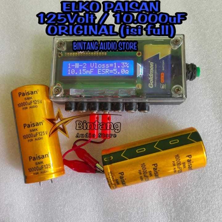 Elco PAISAN / Elko Kapasitor 125v 10000uf Kualitas Original