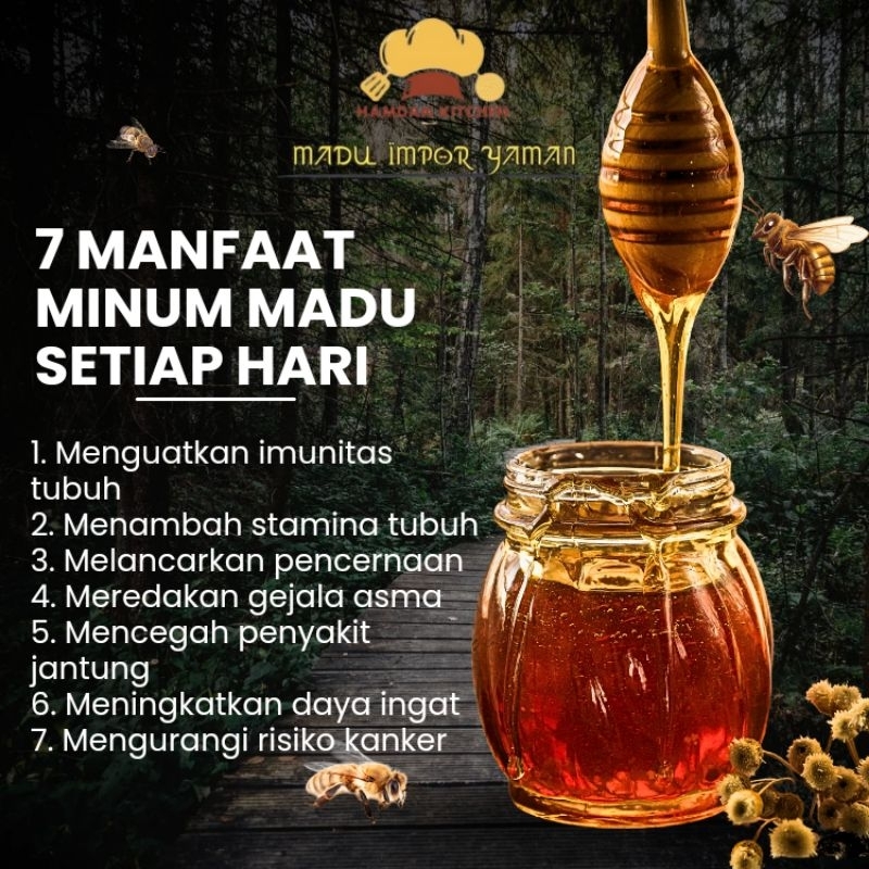 

Madu Murni Import Yaman Asli ( Sidr , Sumrah, Mura'i, Madu Vitalitas ) Buktikan sendiri khasiatnya 50 Gram